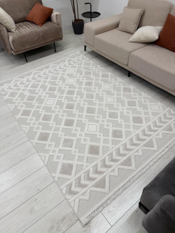 Ковер Поло (POLO) 200х290 EN 256 - CREAM BEIGE