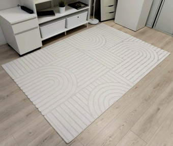 Ковер Сканди сизаль (SCANDY) 160х230 10946A - KREM / KREM