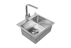 Кухонная мойка НМ 5045 satin AVINA (500х450 мм) GrandVictory